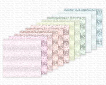 MFT Design Papier 6" x 6" - Christmas Text