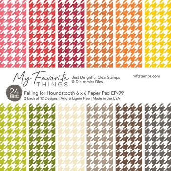 MFT Design Papier 6" x 6" - Falling for Houndstooth