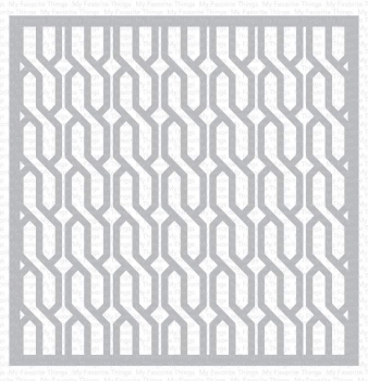 MFT - 6" x 6" Schablone - Stencil Cable-Knit Sweater