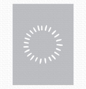 MFT - 6" x 6" Schablone - Confetti All Around