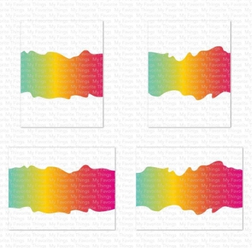 MFT - 6" x 6" Schablone - Watercolor Wash 