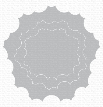 MFT - 6" x 6" Scene Stencil - Through the Clouds