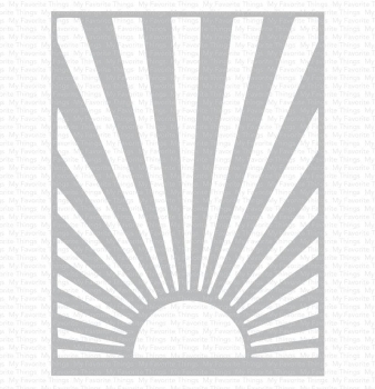 MFT - 6" x 6" Scene Stencil - Sunny Rays