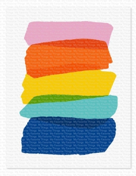 MFT - 4" x 9" Scene Stencil - Paint Strokes