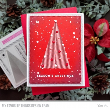 MFT - 4 1/2" x 6" Scene Stencil - First Snowfall