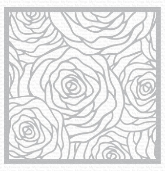 MFT - 6" x 6" Scene Stencil - Roses All Around
