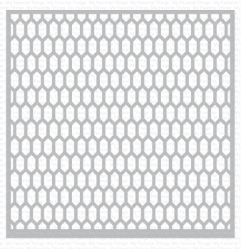 MFT - 6" x 6" Scene Stencil - Happy Hexagons