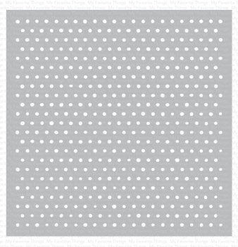 MFT - 6" x 6" Scene Stencil - Tiny Wonky Dots