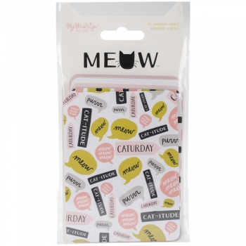 My Mind`s Eye - Journaling Cards 24 Stck. - Meow