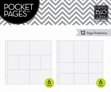 me&my Big ideas - Pocket Pages - 12" x 12" Page Protectors - Grün
