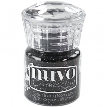 Nuvo Embossing Powder - Glitter Noir 