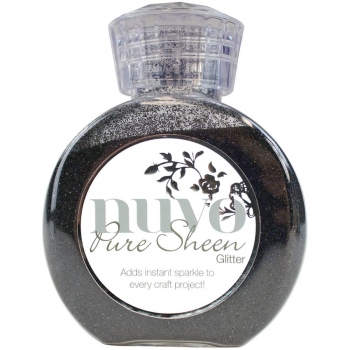 Nuvo Pure Sheen Glitter - Charcoal