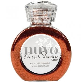 Nuvo Pure Sheen Glitter - Scarlet Red