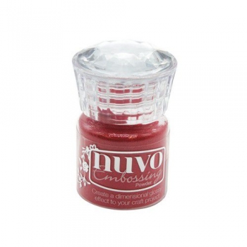Nuvo Embossing Powder - Sportscar Red