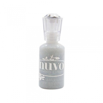 Nuvo Glitter Drops - Silver Crystals