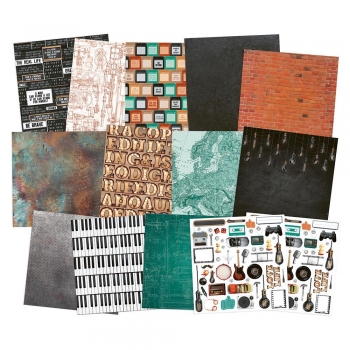 P13 Paper Pad - Free Spirit 12" x 12"