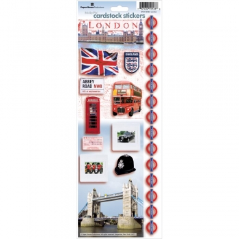 Paper House Sticky Pix Cardstock Stickers - London