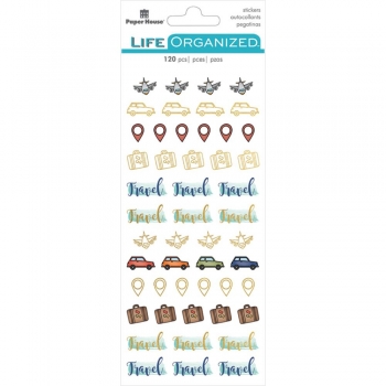 Paper House Stickers - Travel