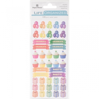 Paper House Stickers - Birthday