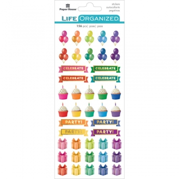 Paper House Stickers - Birthday