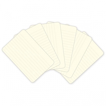Projekt Life - Lined Cards 4" x 6" - Creme