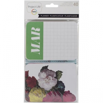 Project Life -Themed Cards - Planner - Weekly Edition 40 Stck.