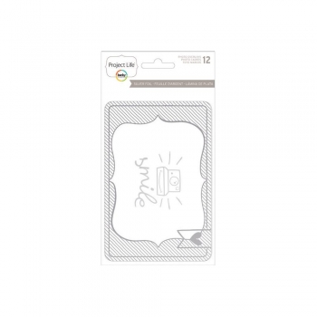Projekt Life - Photo Overlays - Silver Foil