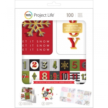 Project Life Value Kit - Deck the Halls - 100-teilig