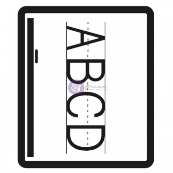 Prima Clear Stamp - School Memories - ABCD