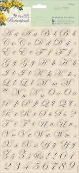 %Papermania Alphabet Stickers - Botanicals%