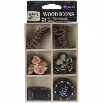 %Prima Wood Icons - Forever Green%