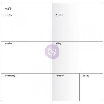 Prima Traveler`s Journal Notebook Refill - Standard - Weekly