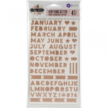 Prima Marketing Amelia Rose Glitter Stickers - Everything Glitter