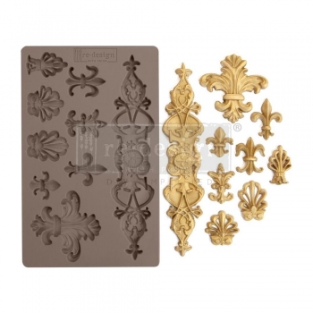 Prima Vintage Art Decor Moulds - Fleur De Lis