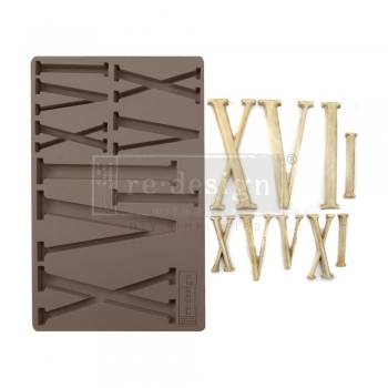 Prima Vintage Art Decor Moulds - Numerals