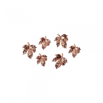 % Prima Marketing Pumpkin & Spice Metal Charms - Leaves 6 Stk. %