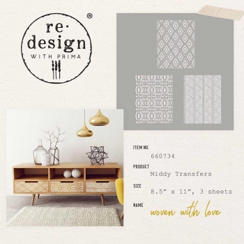 Prima Decor Transfers - Woven With Love