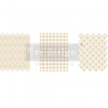 Prima Decor Transfers - Golden Art Deco