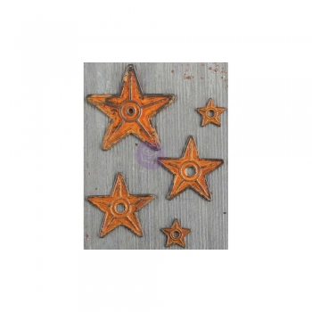 Prima Marketing Finnabair Mechanicals - Barn Stars 5 St.