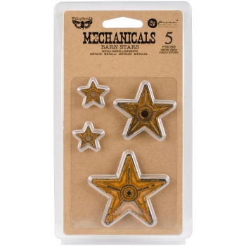 Prima Marketing Finnabair Mechanicals - Barn Stars 5 St.