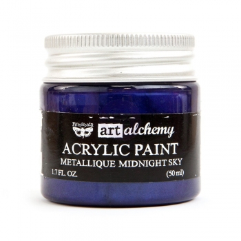 Prima Marketing Acrylic Paint - Metallique Midnight Sky