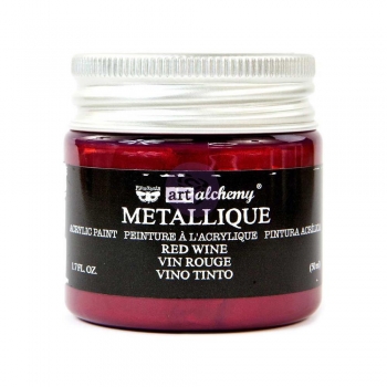 Prima Marketing Acrylic Paint - Metallique Red Wine