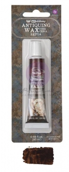 Prima Antiquing Wax - Sepia (Tube)