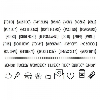 Planner Stamps - Planner Notes to Self
