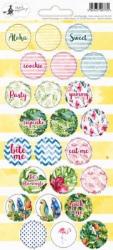 Piatek Trzynastego - Let's flamingle Stickers 2 Kreise