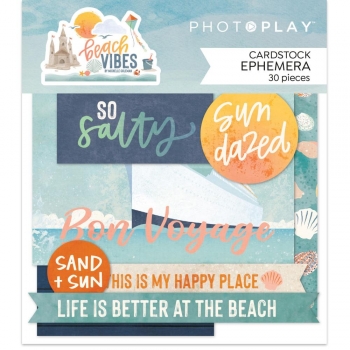 Photo Play Ephemera Pack - Beach Vibes