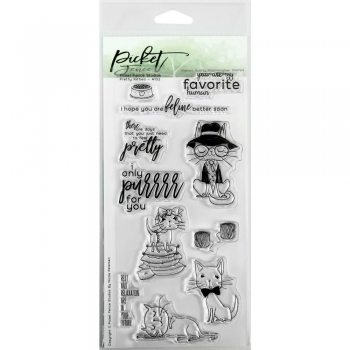 Picket Fence Clear Stamps - Pretty Kitties