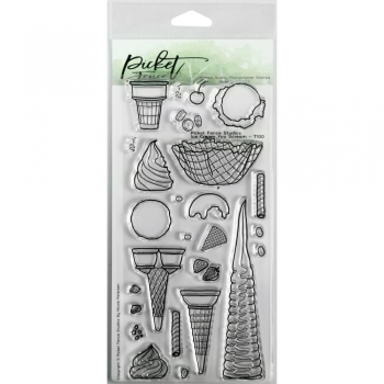 Picket Fence Clear Stamps - Ice Cream You Scream