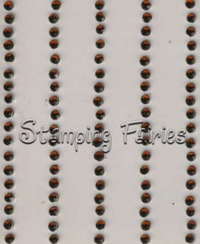 160 selbstklebende Strasssteine 2mm- bernstein