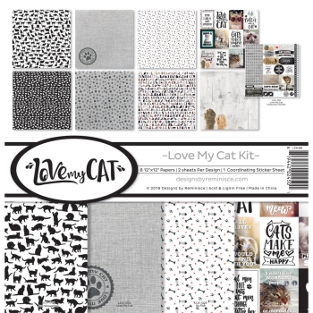 Reminisce - Collection Kit - 12" x 12" - Love My Cat 